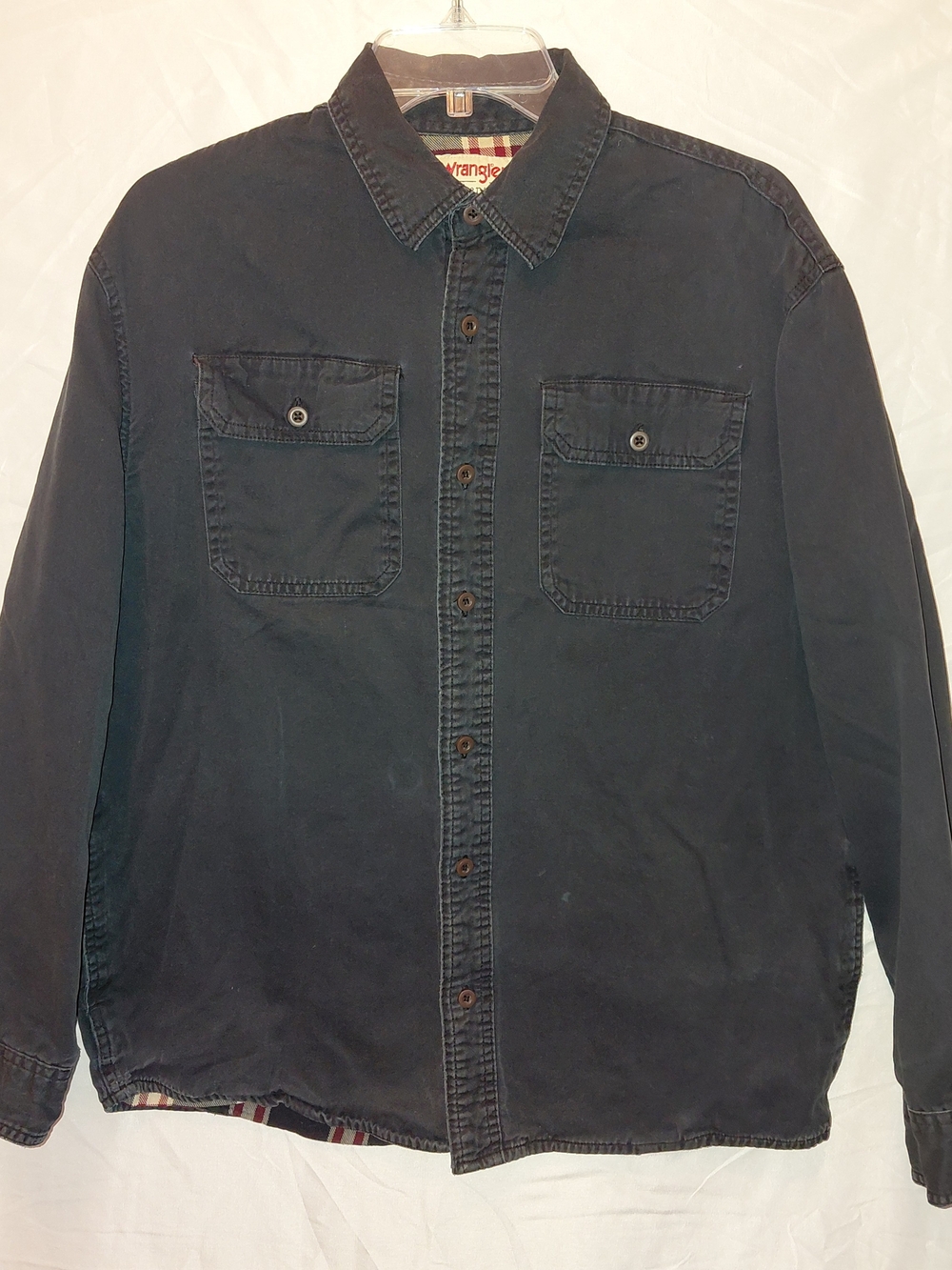 Wrangler Men's Black Button-Up Work Jacket #2511